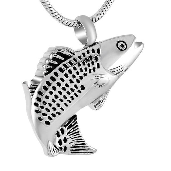 Fish Urn Necklace - Fishing Cremation Jewelry For Men – Sarah & Essie