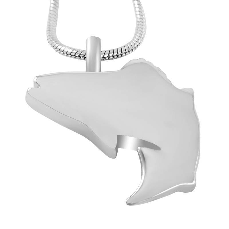 Fish Urn Necklace - Fishing Cremation Jewelry For Men – Sarah & Essie