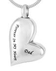 Forever in My Heart Dad Urn Necklace Sarah & Essie 