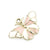 Pink & White Butterfly Charm