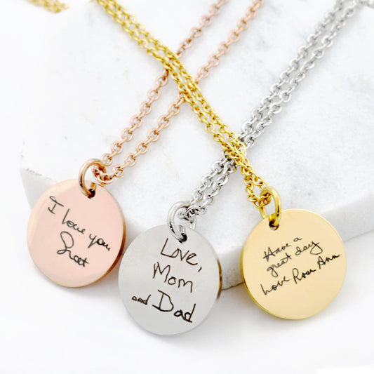 Handwriting Necklace