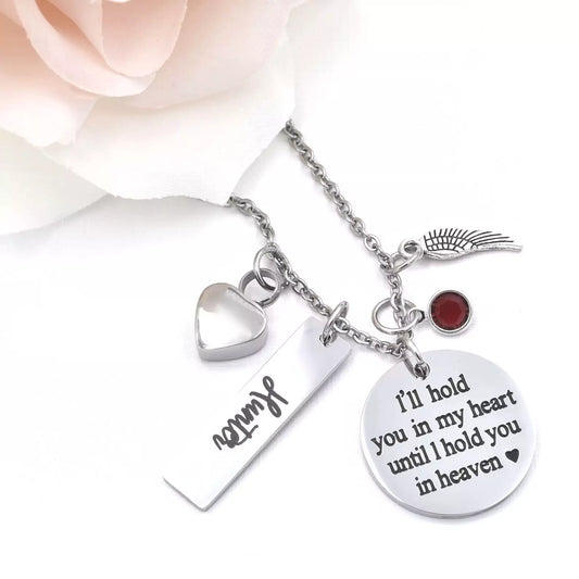Hold You In My Heart Urn Necklace