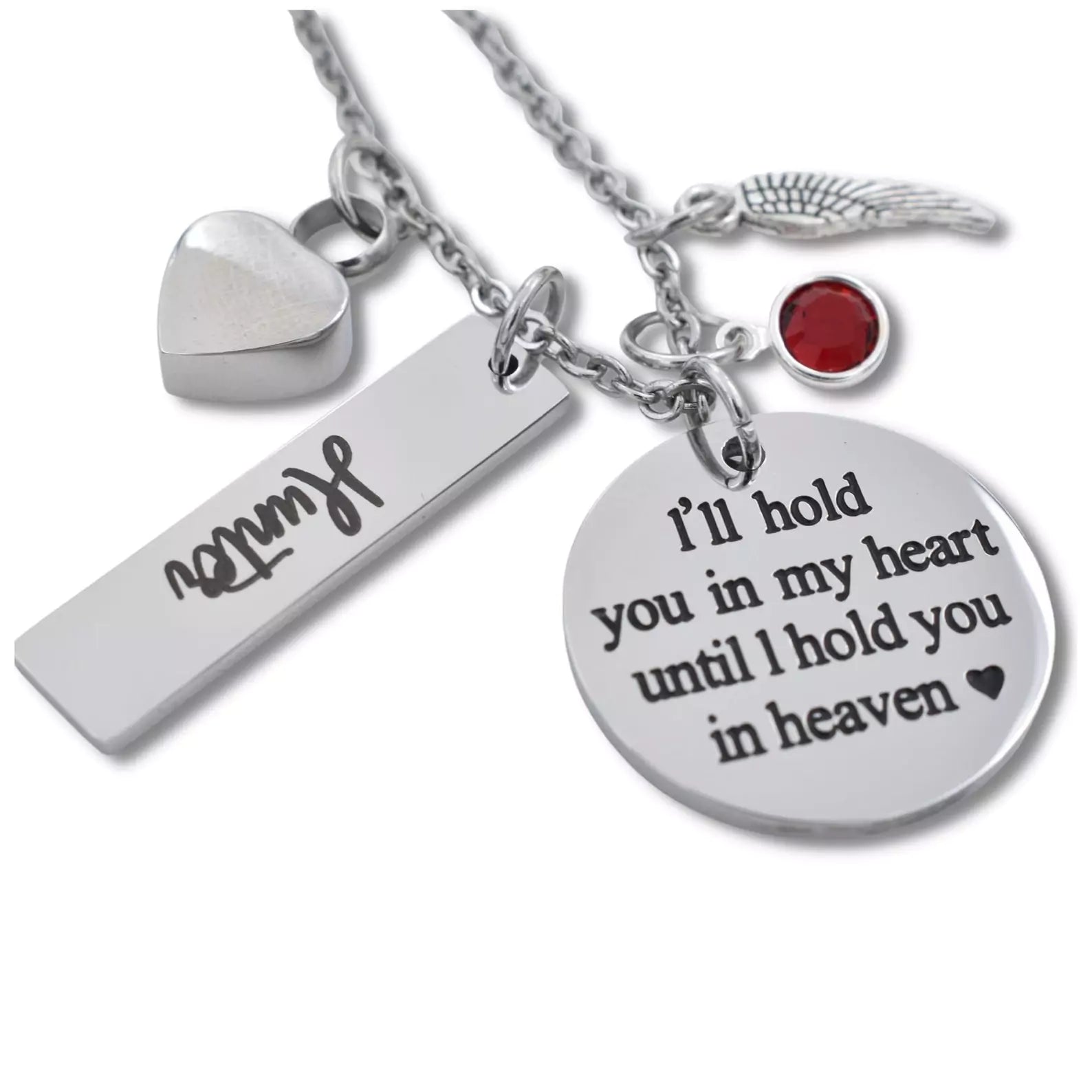 Hold You In My Heart Urn Necklace