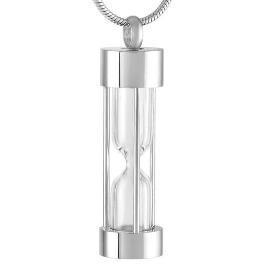 Hourglass Urn Necklace Sarah & Essie Silver 
