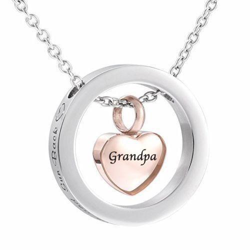 Love You to the Moon Sun Back Urn Necklace Sarah & Essie 