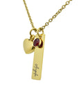 Personalized Birthstone Necklace for Mom