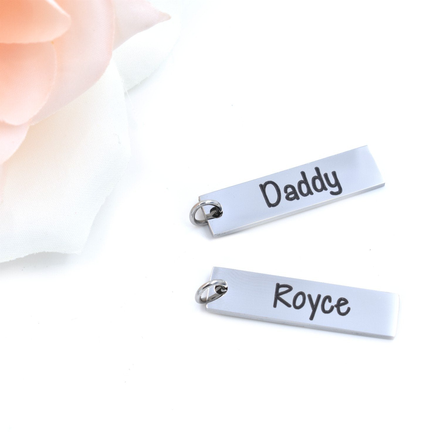 Custom Name / Text Charms Cremation Jewelry Accessories My Sweetest Memories 