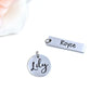 Custom Name / Text Charms Cremation Jewelry Accessories My Sweetest Memories 