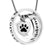 No Longer by My Side Forever in My Heart Paw Print Urn Necklace Sarah & Essie 