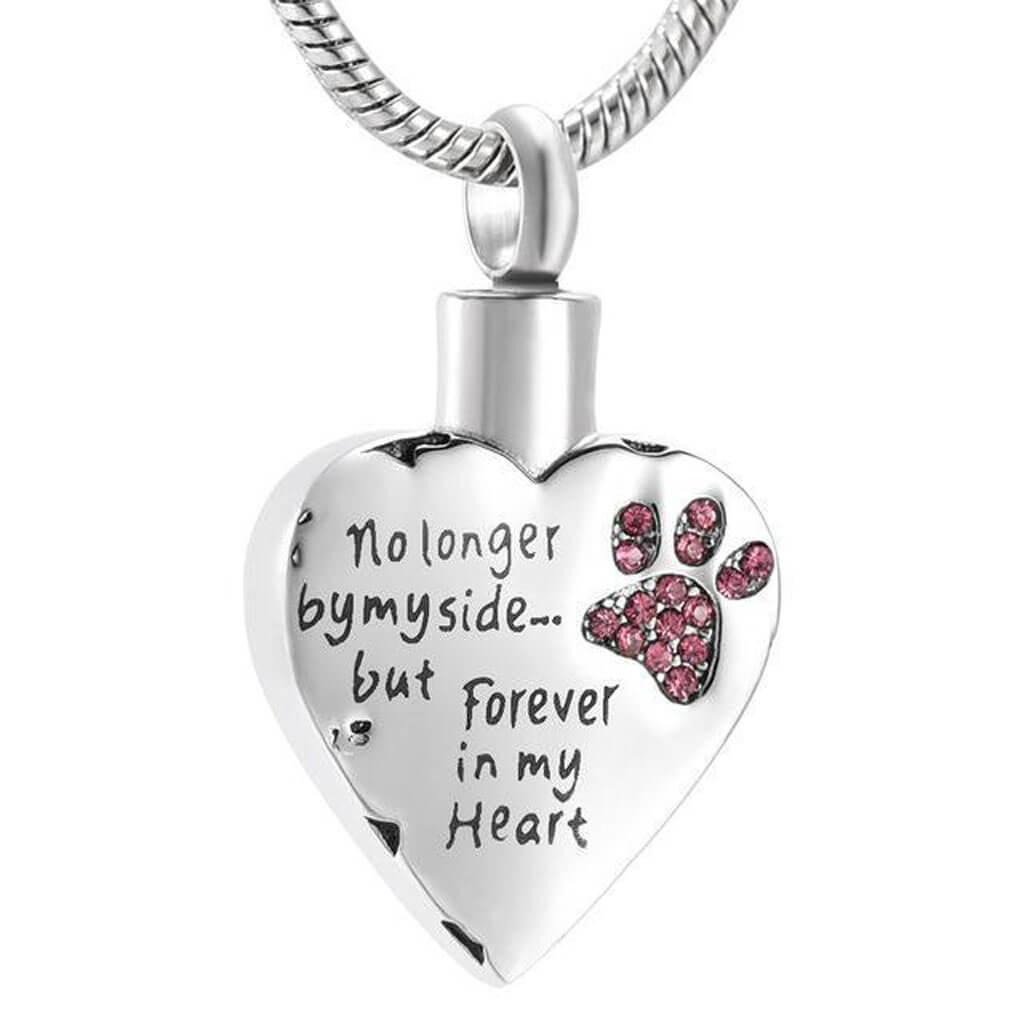 Custom Wooden Engraved Pet Ashes Necklace - iPetMemorials