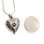 Paw Print Heart Locket Urn Necklace Sarah & Essie 