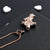 Rosegold Cross & Butterfly Ashes Necklace, Open