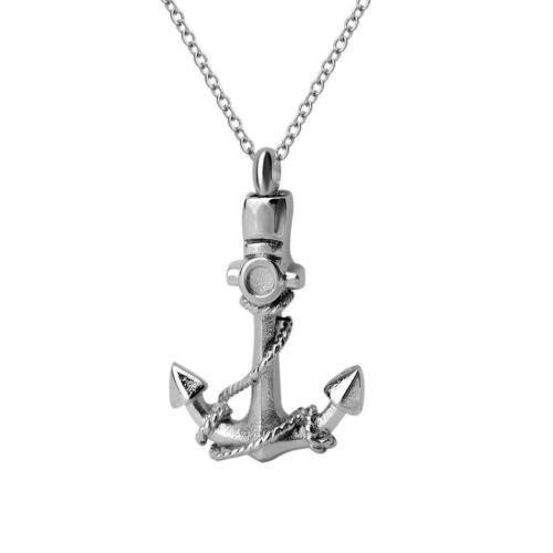 Silver Anchor Urn Necklace Sarah & Essie 