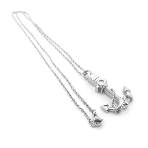 Silver Anchor Urn Necklace Sarah &amp; Essie 