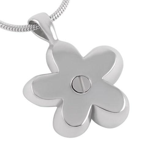 Silver Flower Urn Necklace Sarah & Essie 