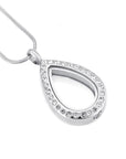 Glass Teardrop Urn Necklace Sarah & Essie 