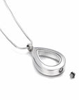 Glass Teardrop Urn Necklace Sarah & Essie 