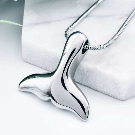Whale Tail Ashes Keepsake